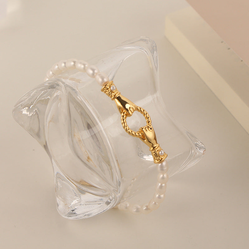 Wholesale Pearl Gold Plated Necklaces