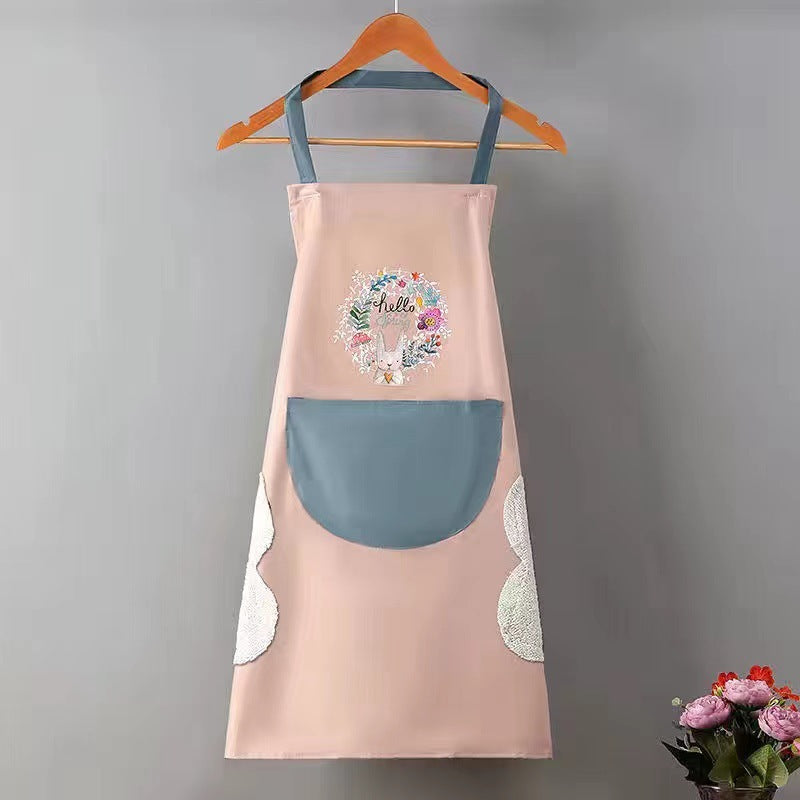 Delantal impermeable y a prueba de aceite de PVC al por mayor