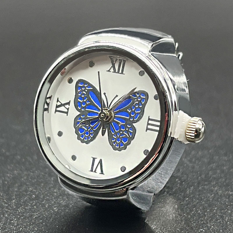 Reloj De Anillos De Mariposa De Acero Inoxidable al por mayor