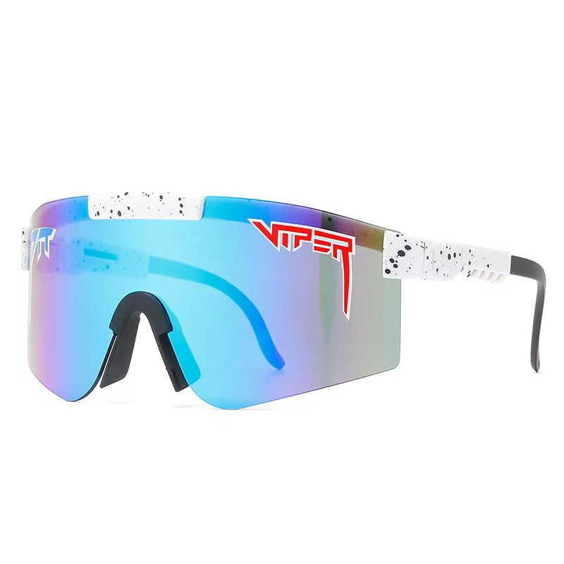 Wholesale PC Large Frame Colorful Cycling Sunglasses 12PCS