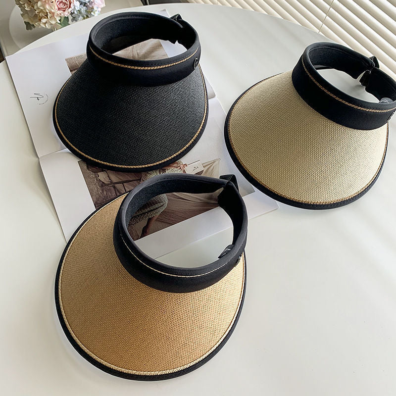 Venta al por mayor Sombrero vacío de ala ancha de vinilo