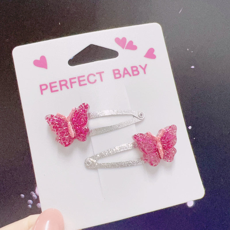 Wholesale 4CM Swan Daisy Bow Knot Hair Clip Set For Kids