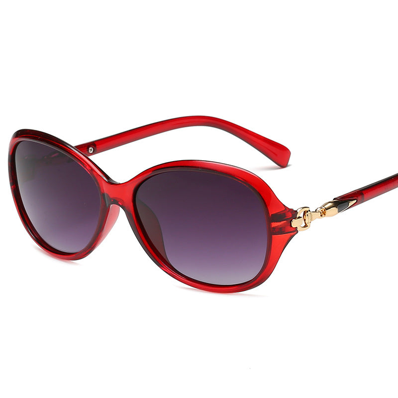 Wholesale Metal Hollow Toad Frame Polarized PC Sunglasses