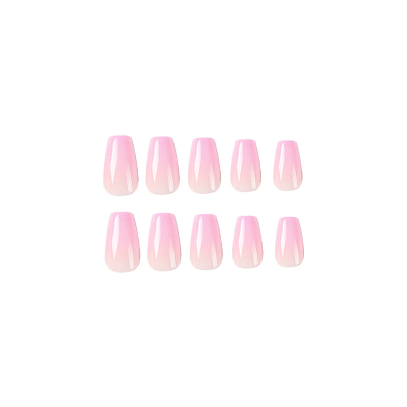 Wholesale Gradient Powder Plastic Nail Stickers