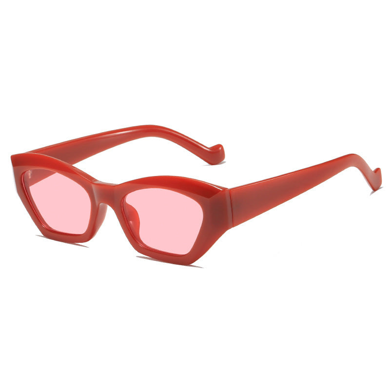 Wholesale PC Cat Eye Frame Unisex Sunglasses