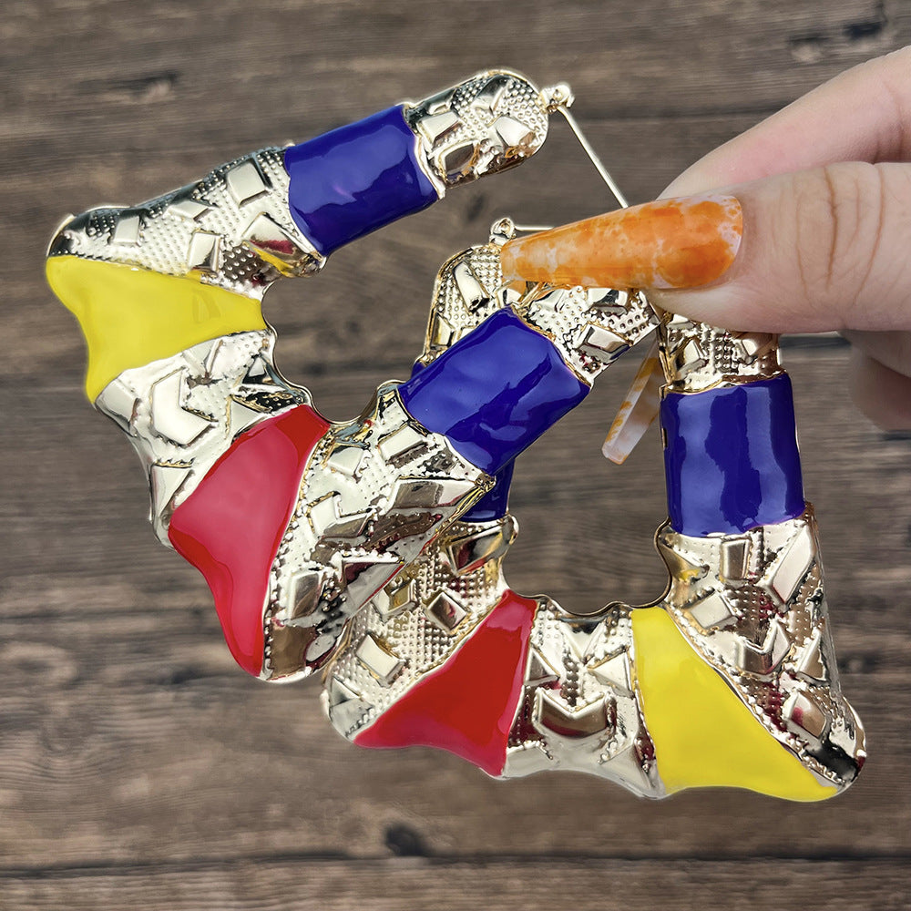 Pendientes al por mayor de aleación de chocolate