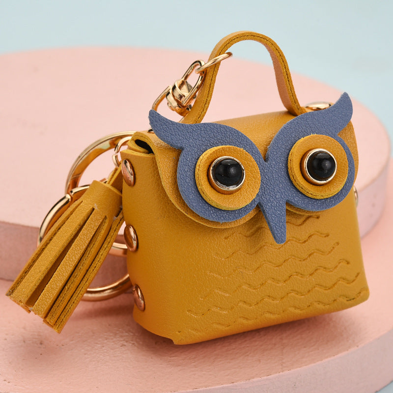Wholesale Leather Owl Keychains