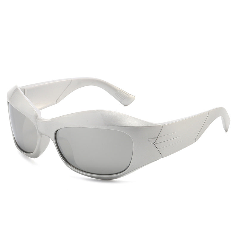 Al por mayor 2023 nuevas gafas de sol futuristas y2K PC