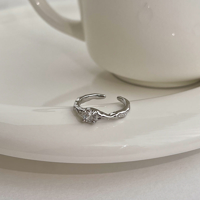 Wholesale Copper Enamel Zircon Ring