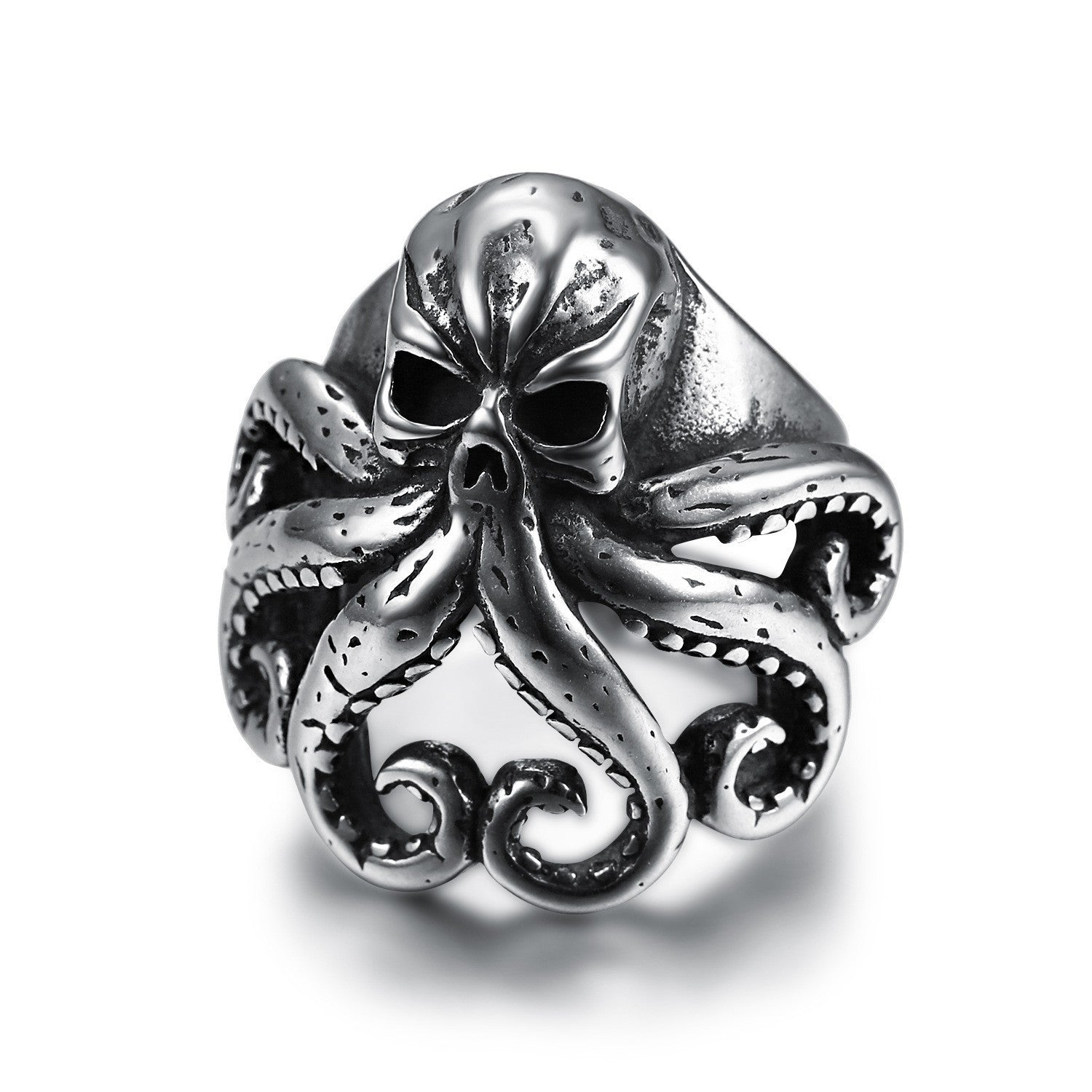 Wholesale Vintage Goth Theme Octopus Alloy Rings