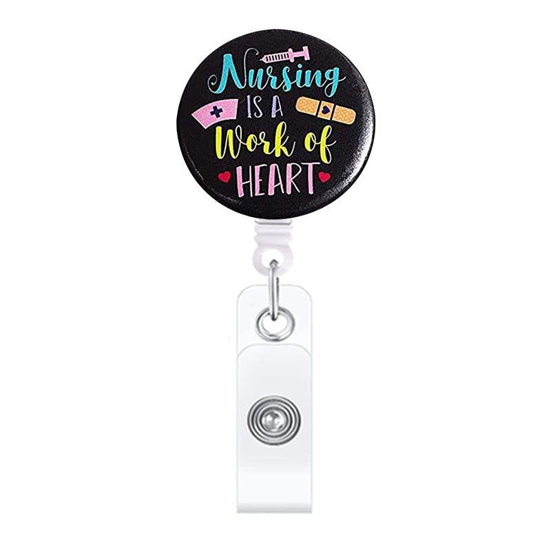 Wholesale ABS Love Heart Stethoscope Nurse Doctor Telescopic Keychain
