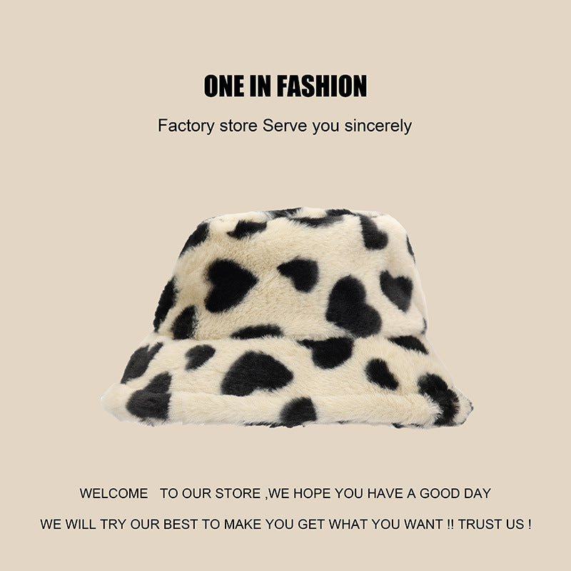 Wholesale Love Plush Bucket Hat