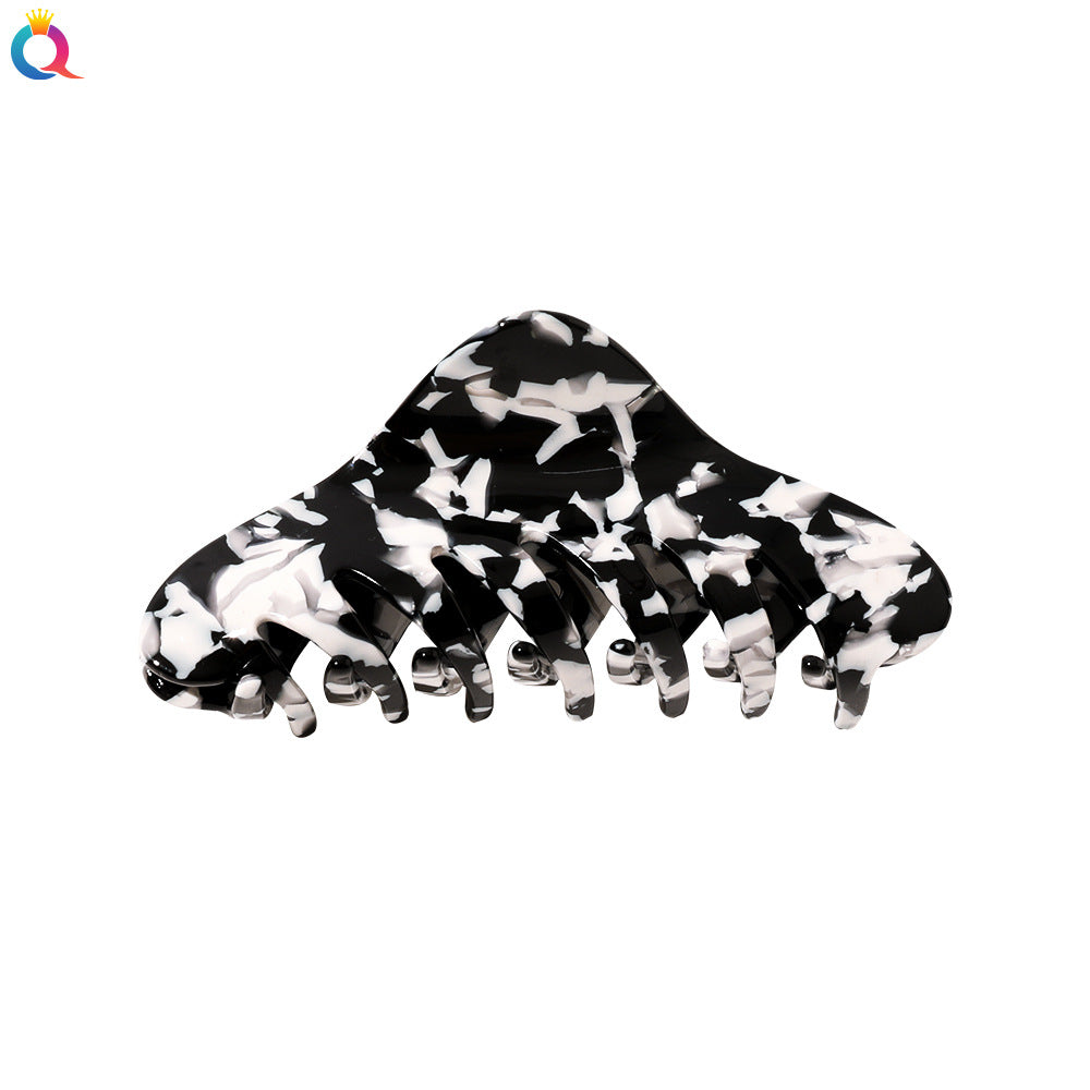 Wholesale Vintage Black and White Butterfly Acetate Hair Clips