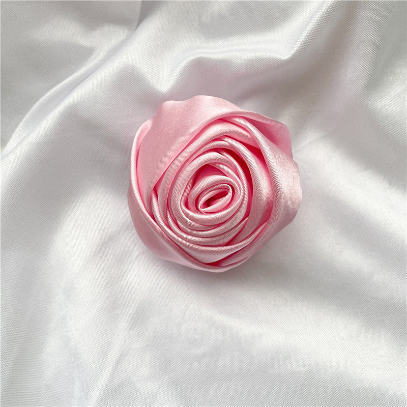 Wholesale Satin Cloth Rose Airbag Mobile Phone Holder