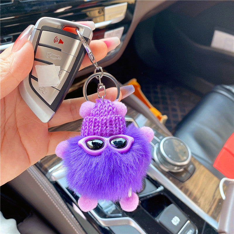 Wholesale Fur Ball Doll Keychain