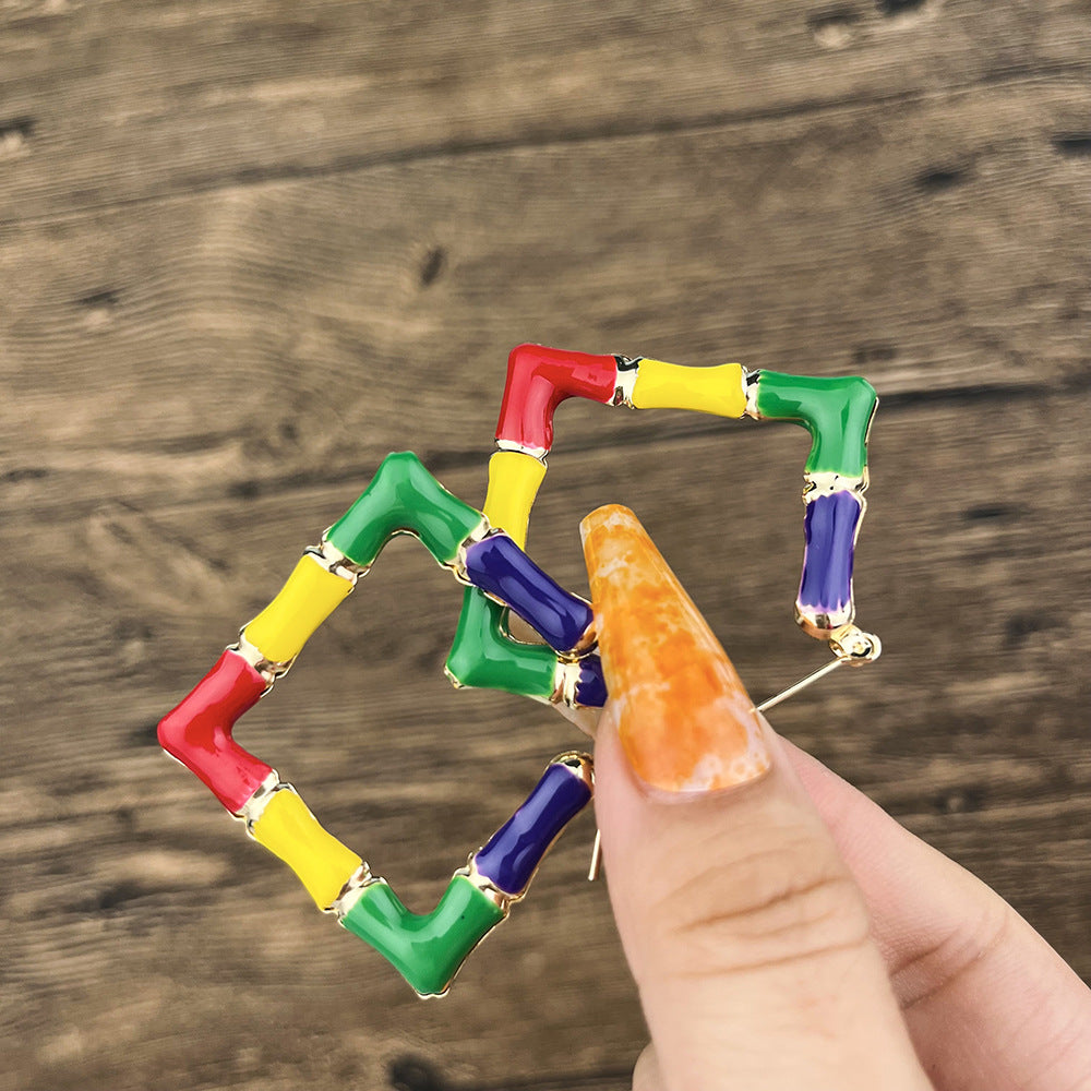 Pendientes al por mayor de aleación de chocolate