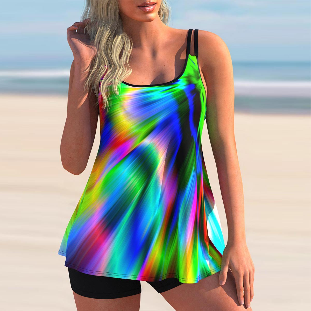 Trasas al por mayor de dobles de hombro con trajes de baño de trajes