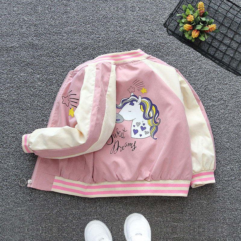 Wholesale Casual Spring and Autumn Jacket Polyester Baby Clothes