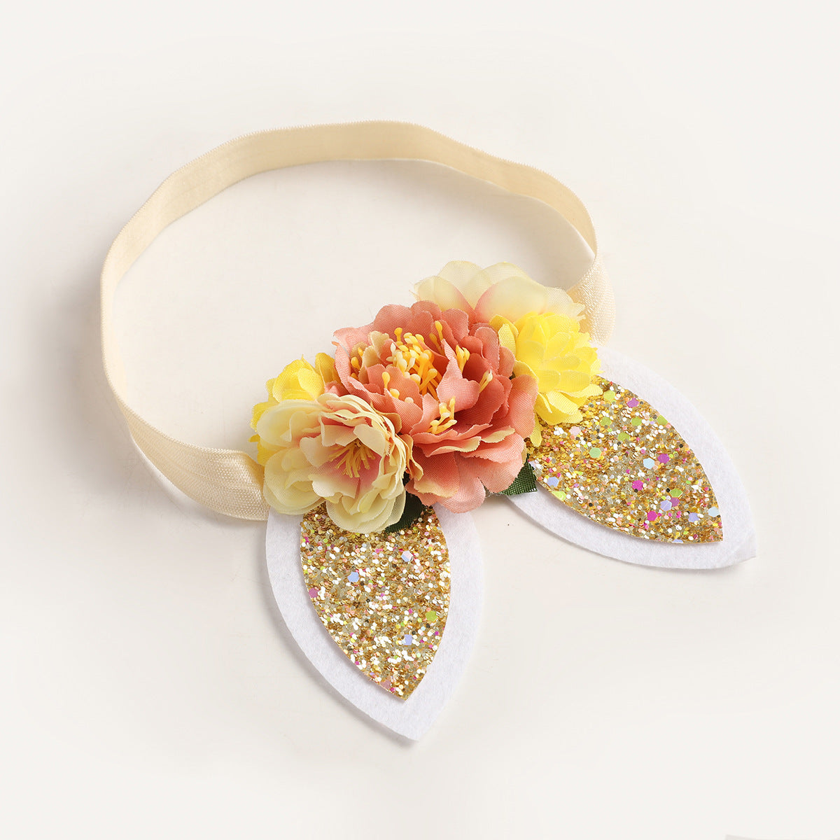 Wholesale Easter Bunny Ears Stretch Hair Tie For Kids