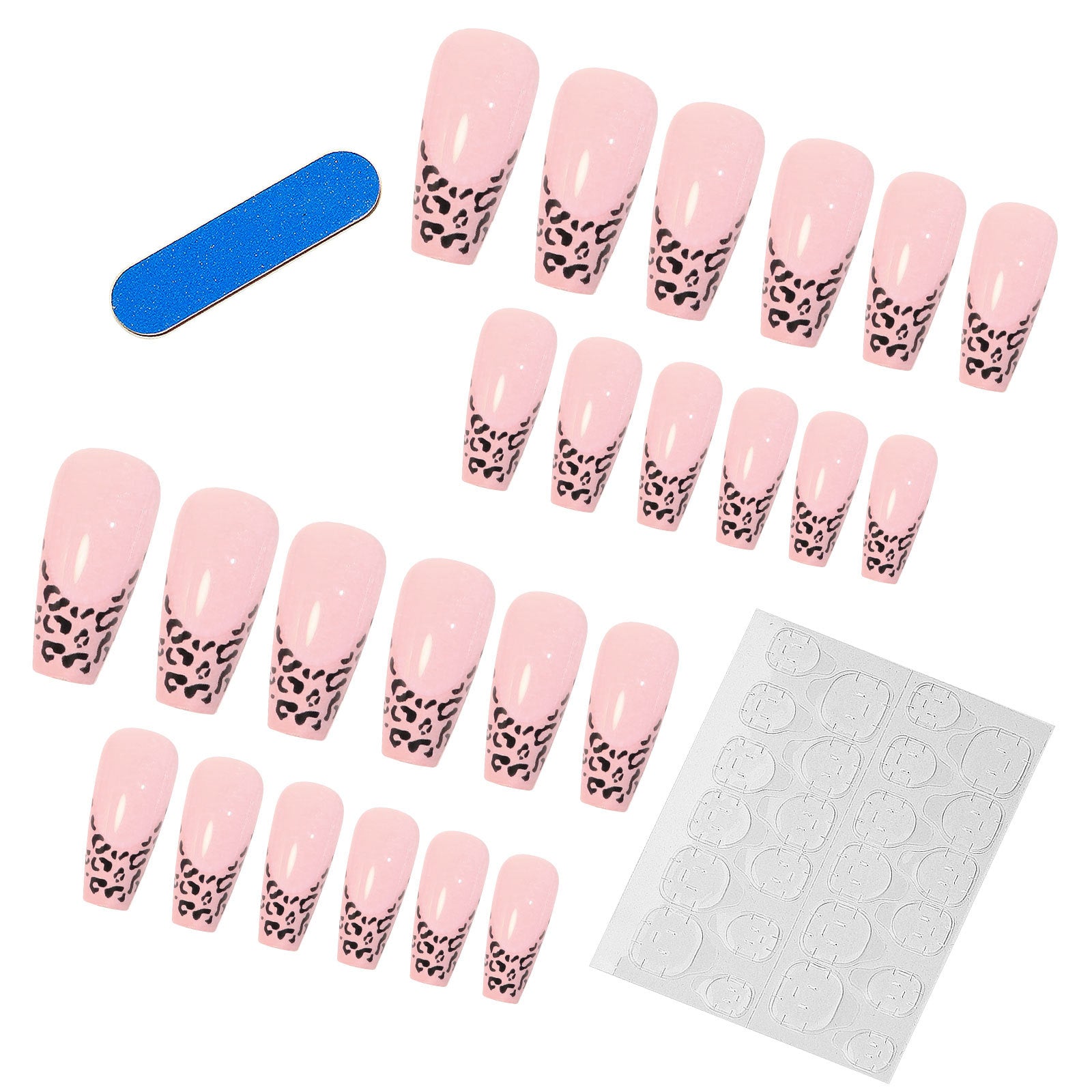 Arte De Uñas De Desgaste De Leopardo De Plástico al por mayor