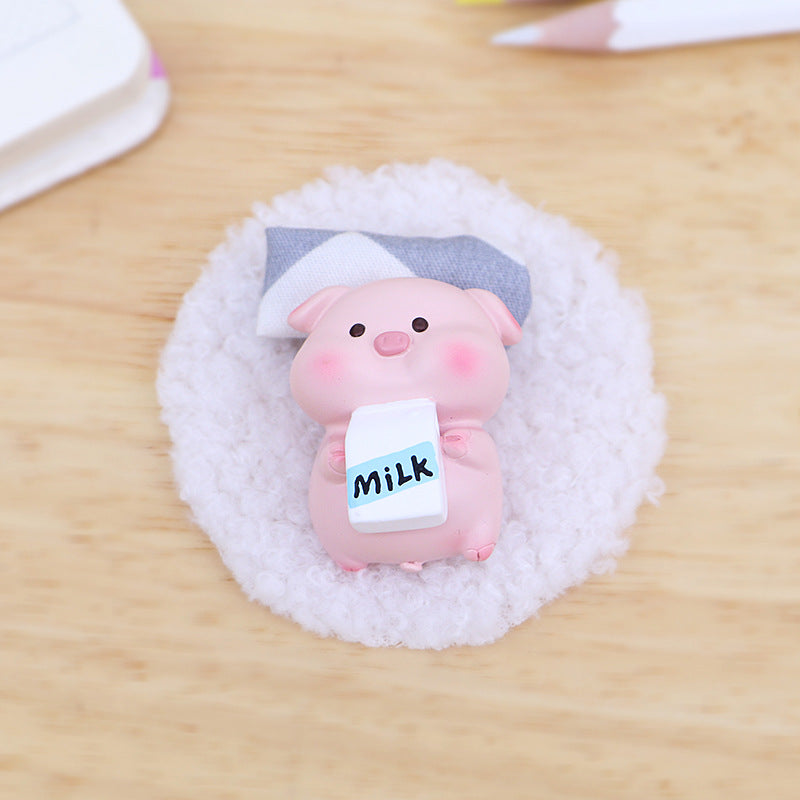 Wholesale of Mini Pig Center Console Car Interior Resin Small Ornaments