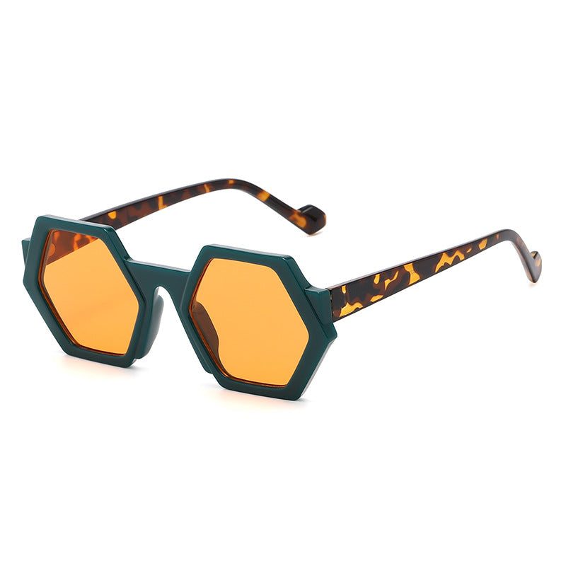 Wholesale Personalized Polygon PU Sunglasses