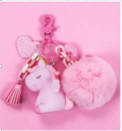 Wholesale Fur Ball My Little Pony Resin Keychain