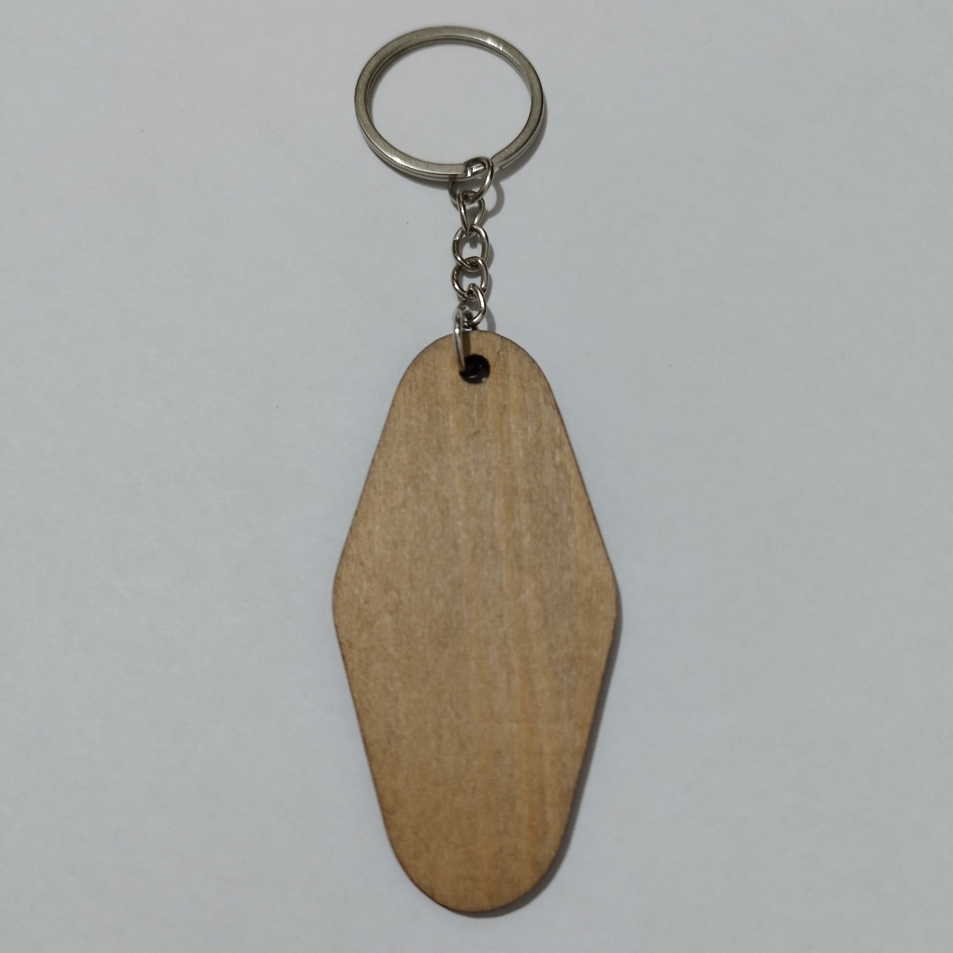 Wholesale Beech Blank Key Chains