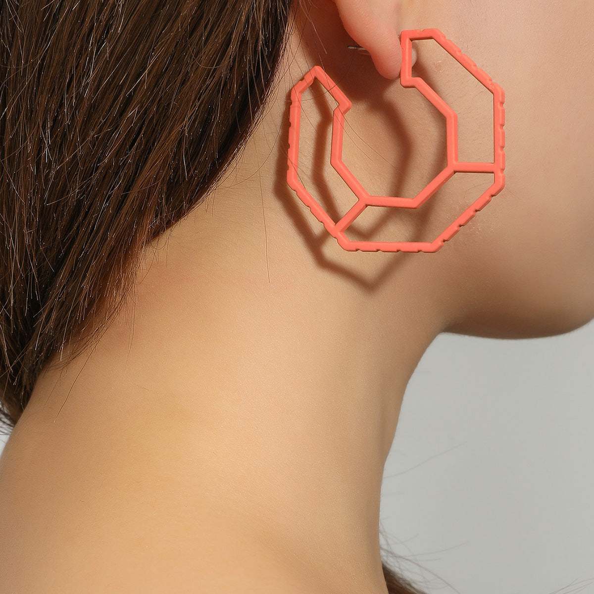 Wholesale Geometry Alloy Ear Studs