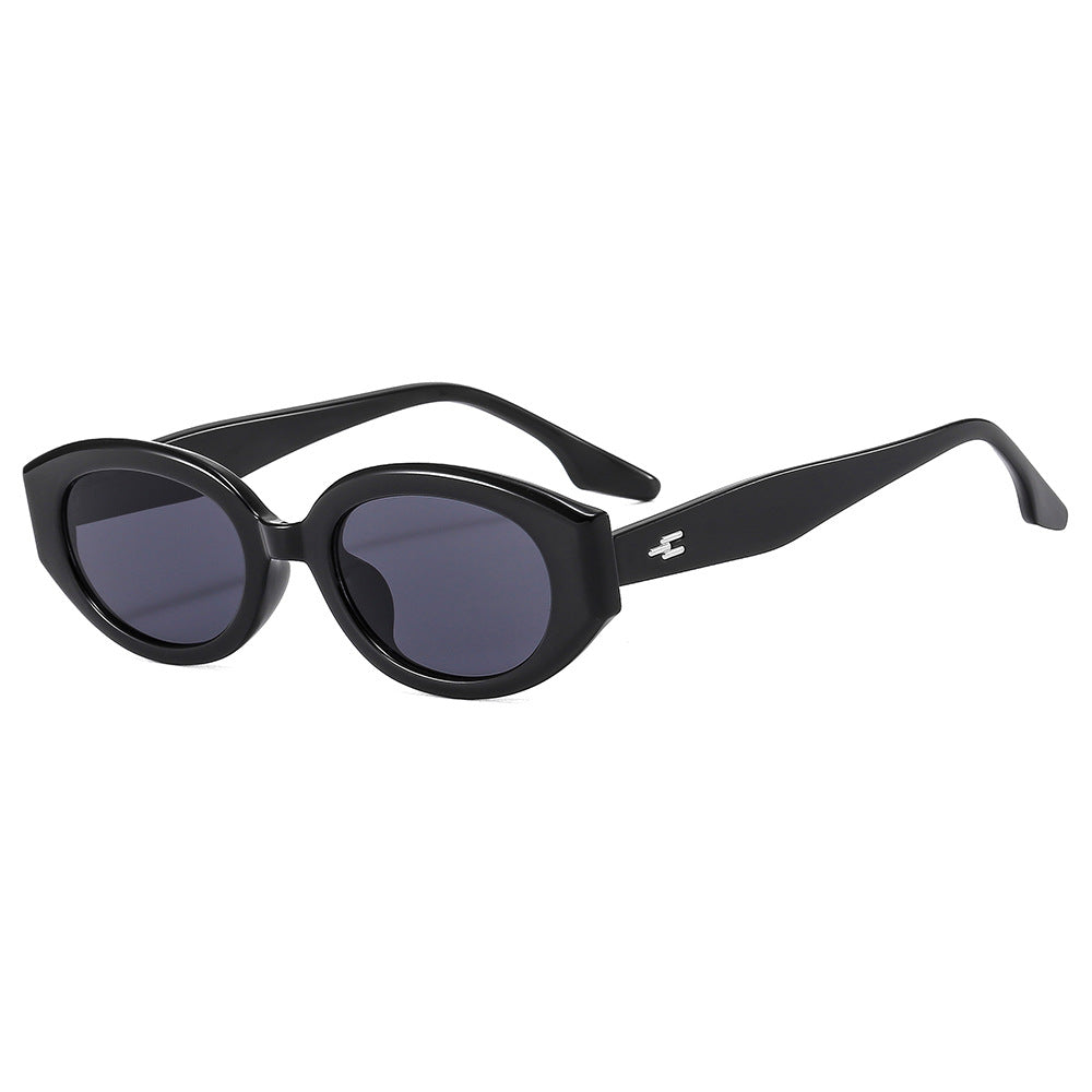 Wholesale Oval Small Frame PC Sunglasses