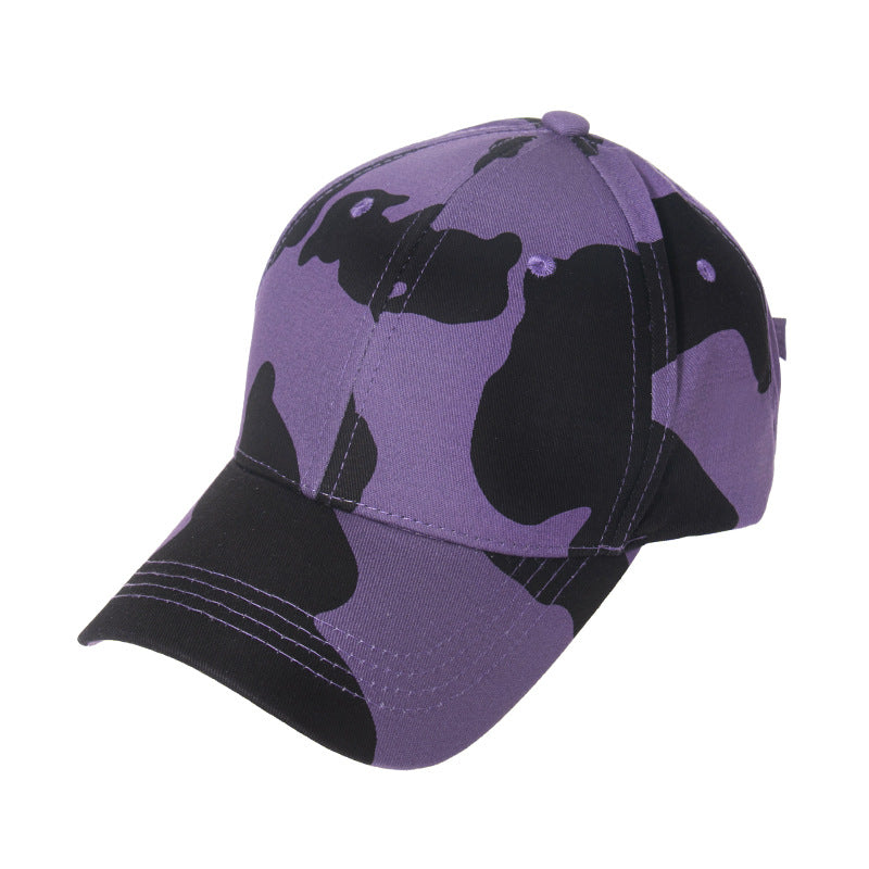 Wholesale Polyester Cow Pattern Baseball Cap