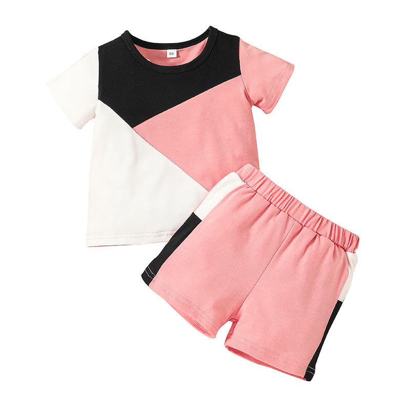 Wholesale 2023 Girls Summer T-Shirt + Pants Set