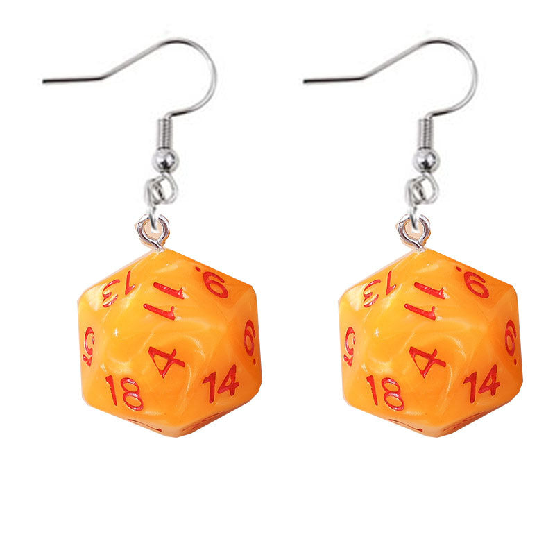 Pendientes De Aleación De Dados Interesantes al por mayor