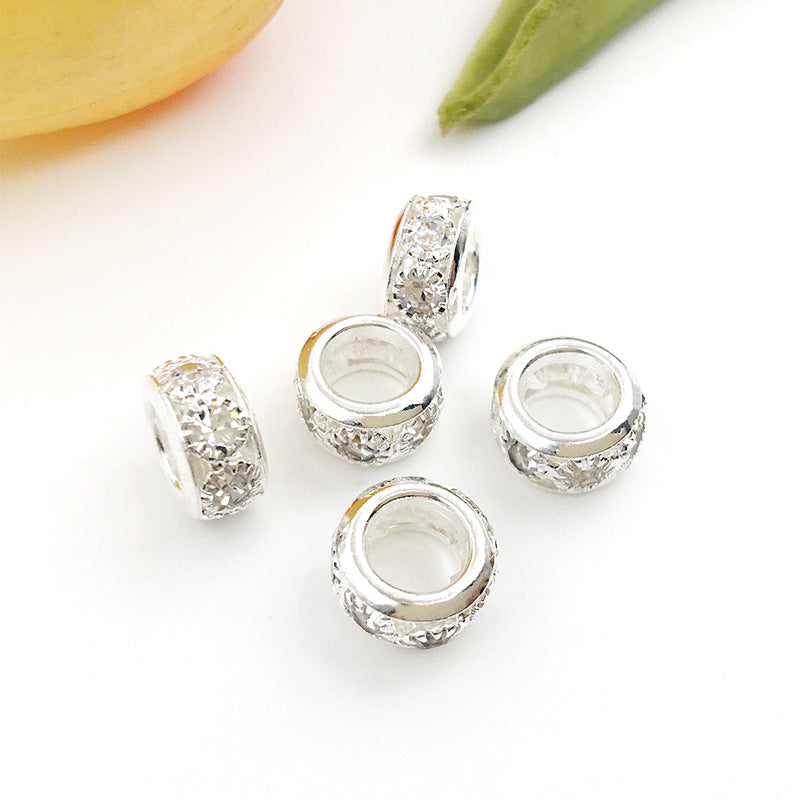 Beads de 6x10 mm de perforación de perforación de 20 piezas al por mayor de 20 piezas de 6x10 mm