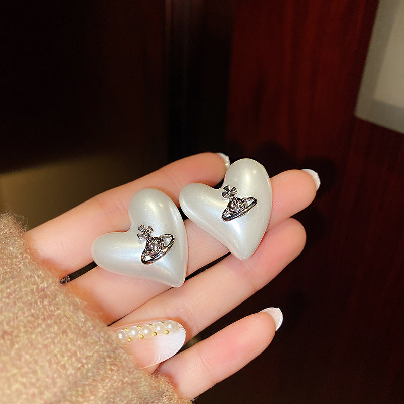 Wholesale 925 Silver Pin Vintage Earrings Pearl