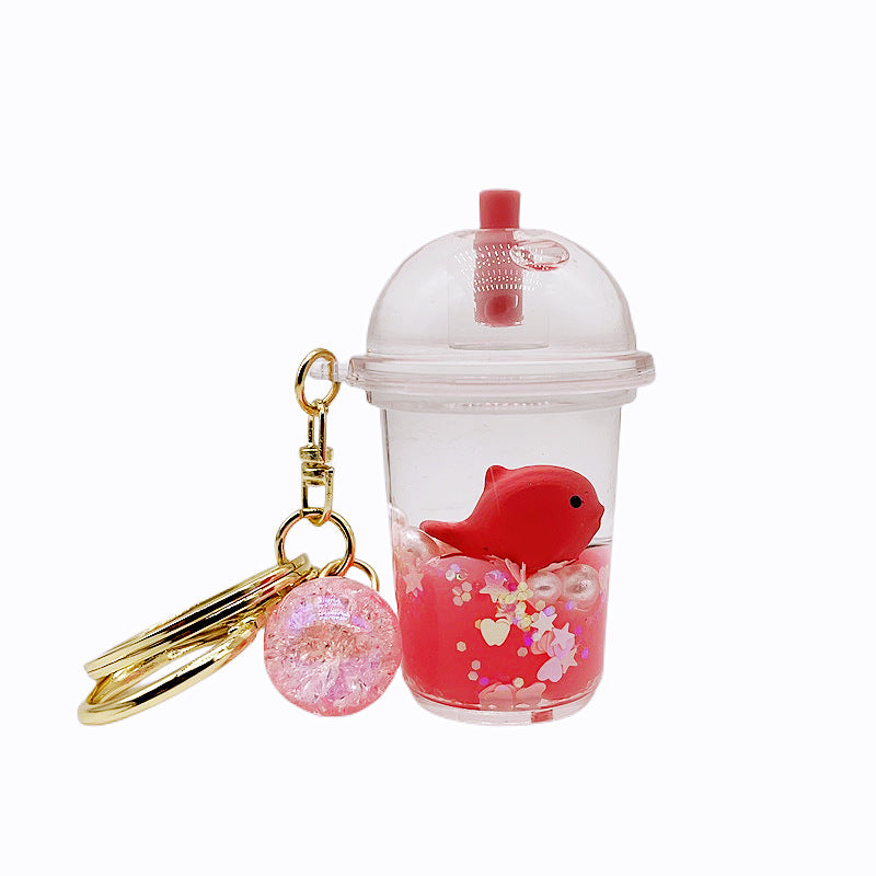 Wholesale Acrylic Sea Animal Floating Creative Keychain