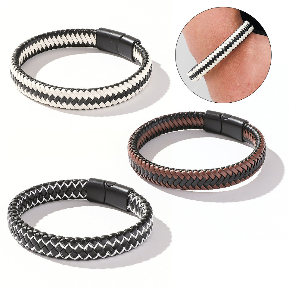 Wholesale Hand Woven Magnetic Buckle Bracelet