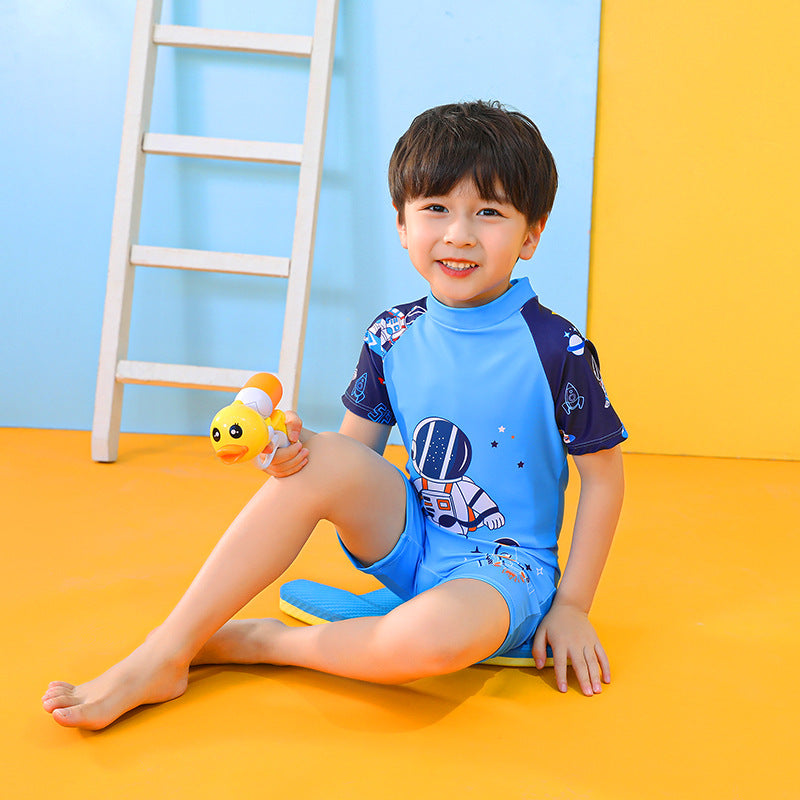 Wholesale Boys Onesie Polyester Swimwear