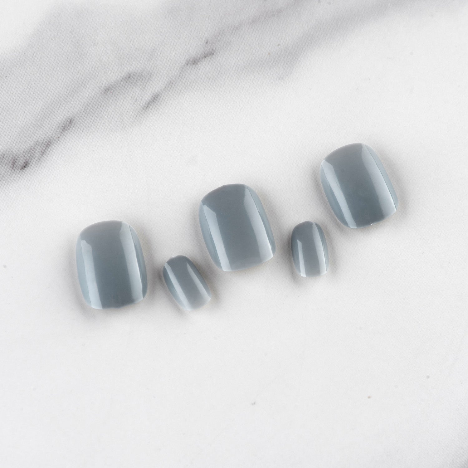 Wholesale Short Glossy Plastic Nail Stickers