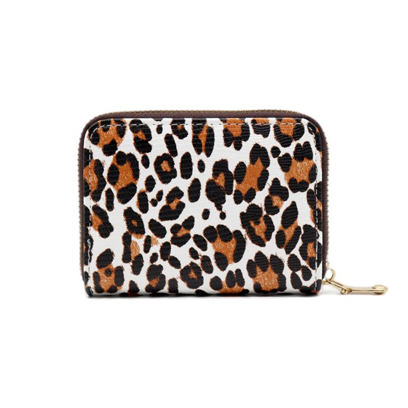 Wholesale PU Leopard Snake Zebra Print Compact Wallet