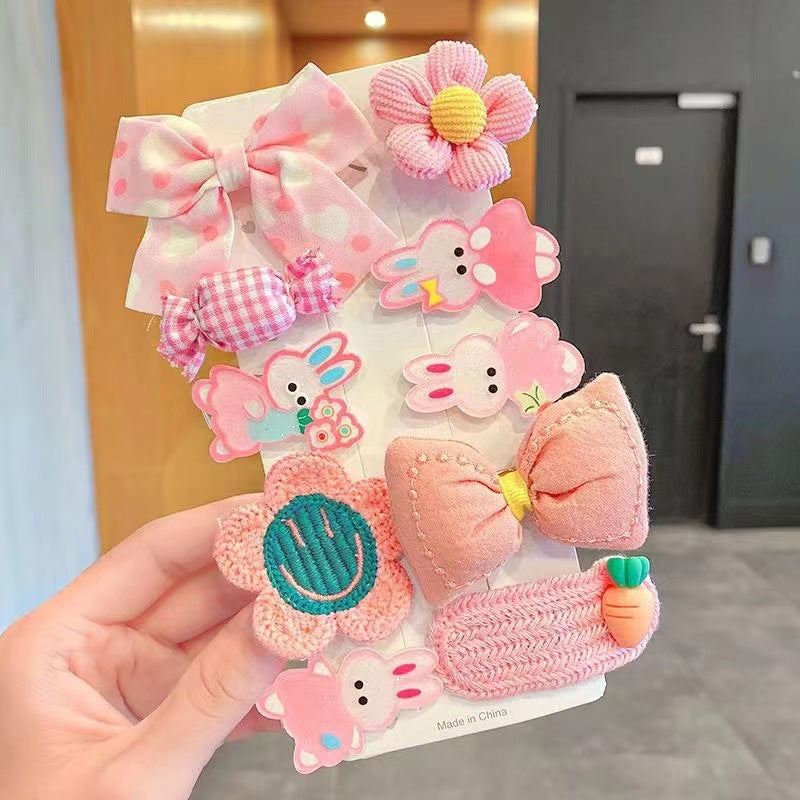 Wholesale Kids Cute Cartoon Bow Hair Clips