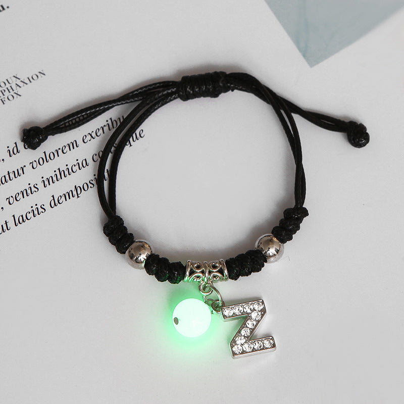 Pulsera Luminosa De Alfabeto Inglés De Aleación al por mayor