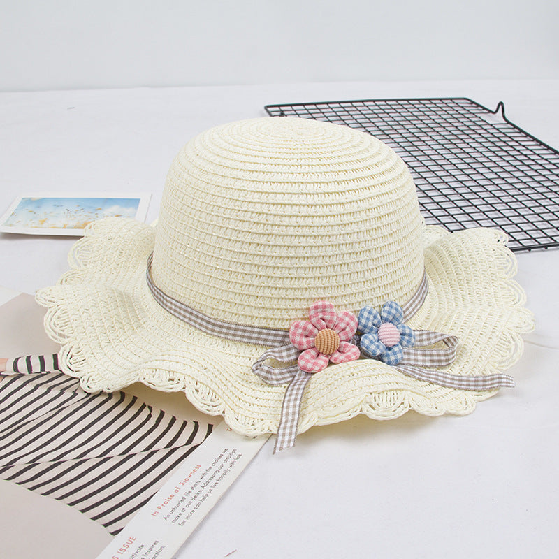 Wholesale Straw Kids Bucket Hat