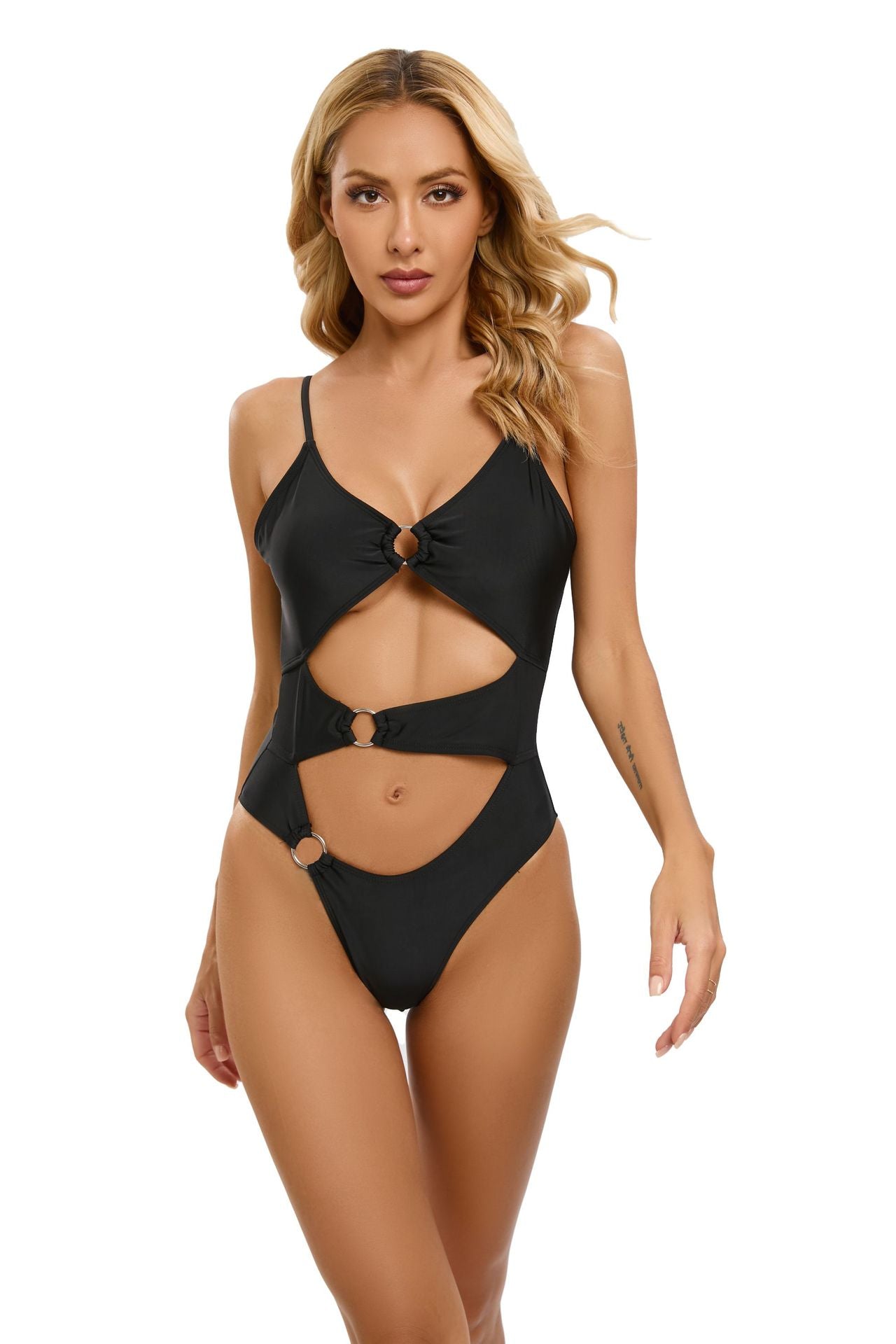 Wholesale Printed Sexy One Piece Polyester Swimwear