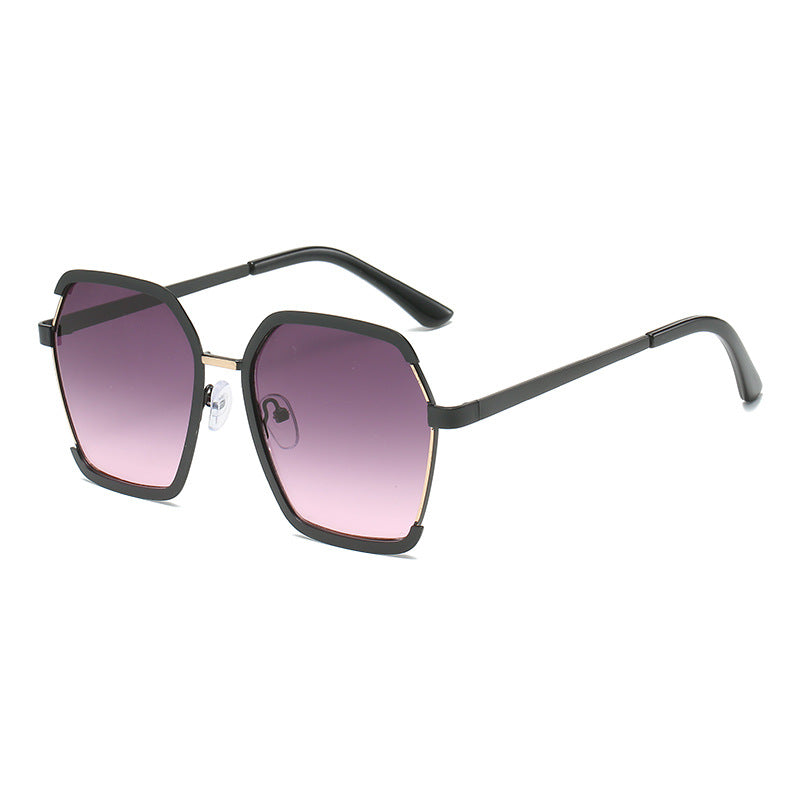 Wholesale PC Metal Half Rim Sunglasses