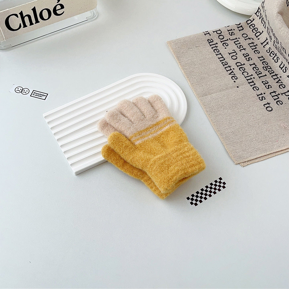 Wholesale Warm and Cute Children's Thickened Gloves