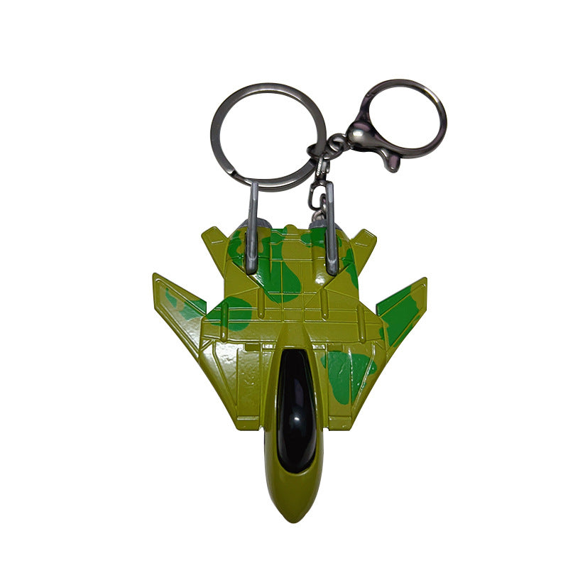 Wholesale Zinc Alloy Pull Back Small Airplane Toy Key Chain