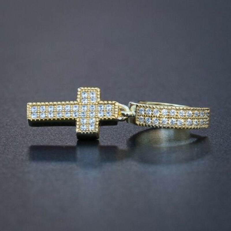 Wholesale Crosses Copper Earrings