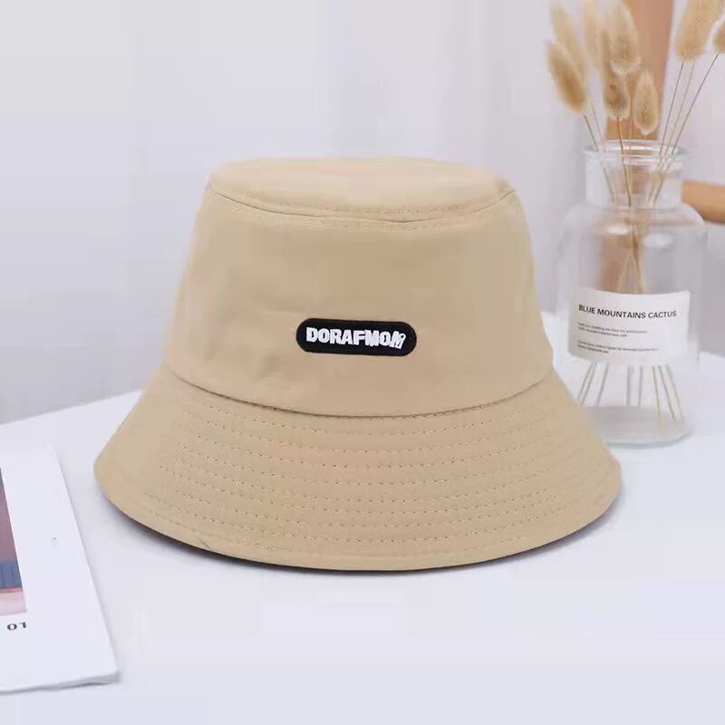 Wholesale Cotton Embroidered Letters Bucket Hat