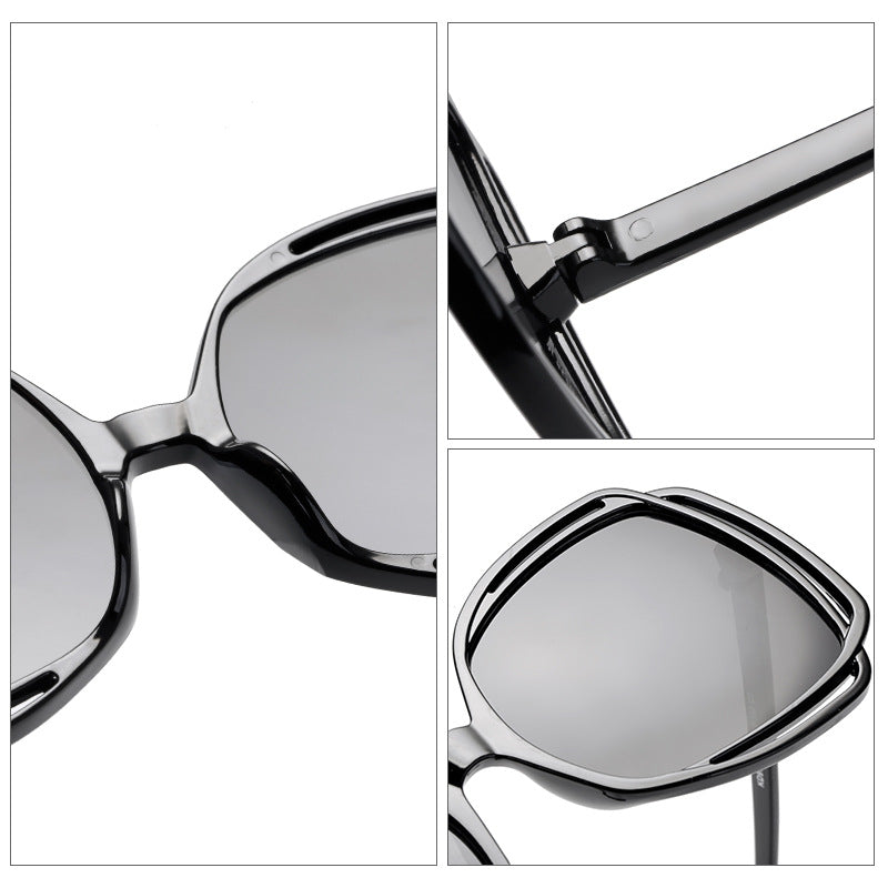 Wholesale PC Large Frame Hollow Out Sunglasses